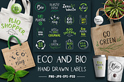 Eco and Bio Hand Drawn labels, an Illustration by Lemon Workshop (Thumbnail 1 of 4)