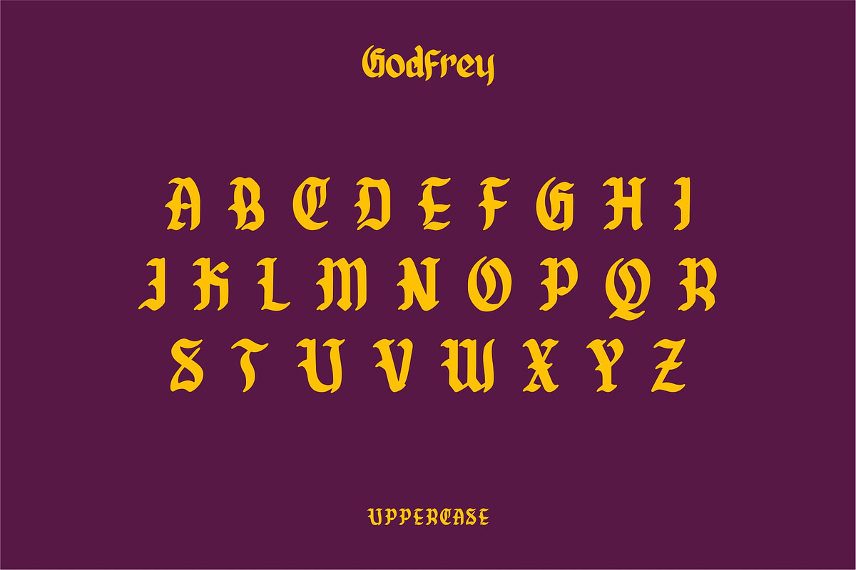 Godfrey Bold Blackletter preview 3