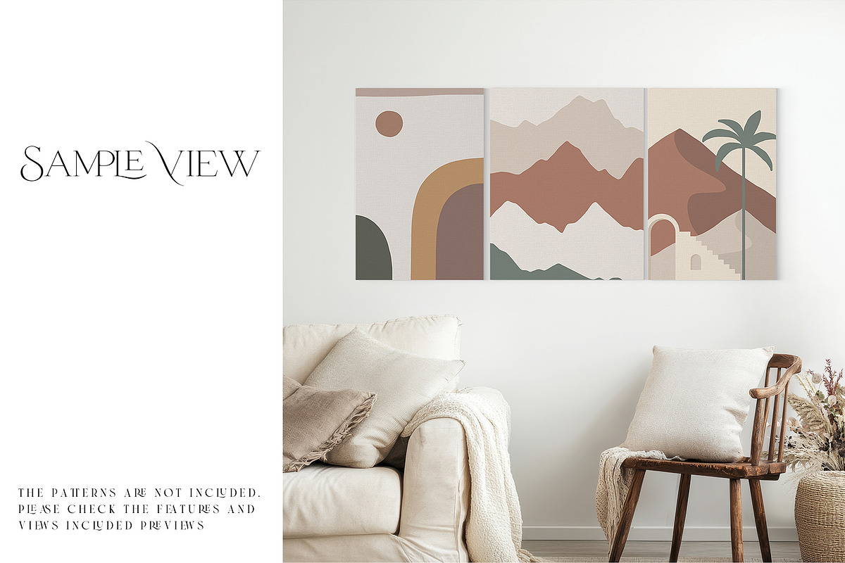 26 Sizes Canvas Print & Wall Mockup, a Product Mockup by mock-ups (Photo 8 of 13)