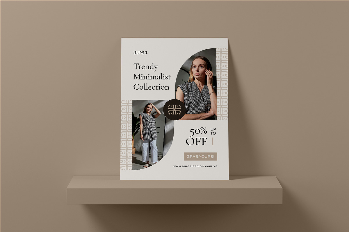 Aurea Fashion - Flyer Template, a Flyer Template by Fannan Studio (Photo 2 of 3)