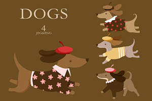 Cute French Dachshund