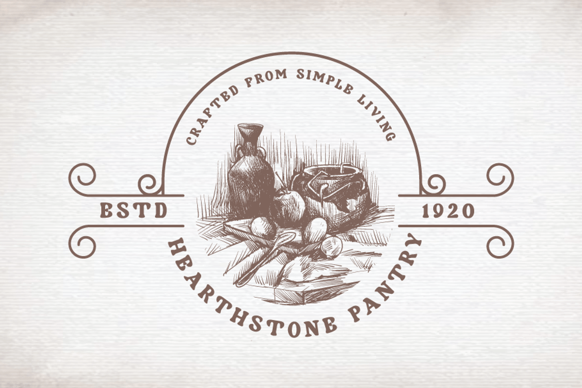Vintage Still-Life Sketch Illustrati, an Object Graphic by Ismael Hossain (Photo 2 of 3)