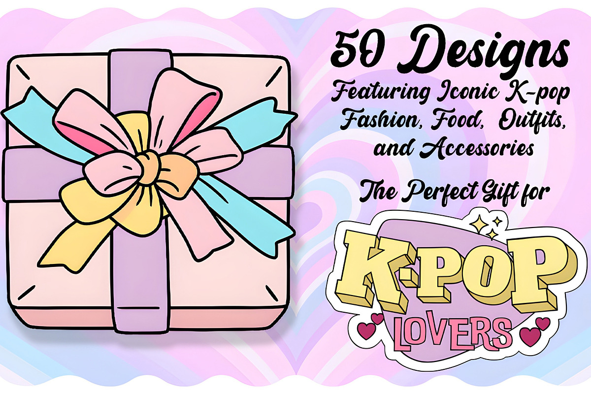 K-Pop Vibes Coloring Pages, an Object Illustration by Flurry Art (Photo 3 of 3)