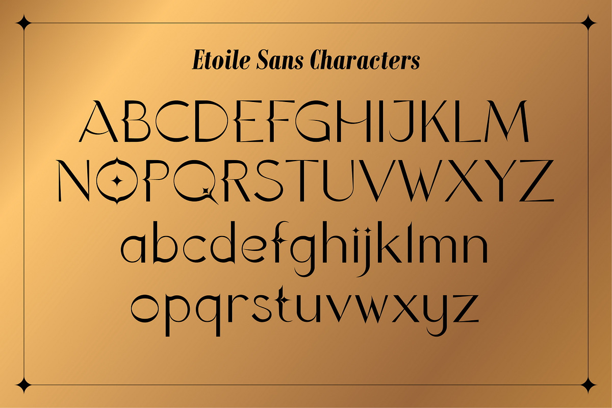 Etoile - Elegant Sans Serif Font, a Sans Serif Font by Struvictory.art (Photo 2 of 8)