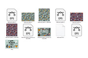Happy Halloween cartoon cute pattern, a Pattern Graphic by kostolom3ooo (Thumbnail 5 of 5)