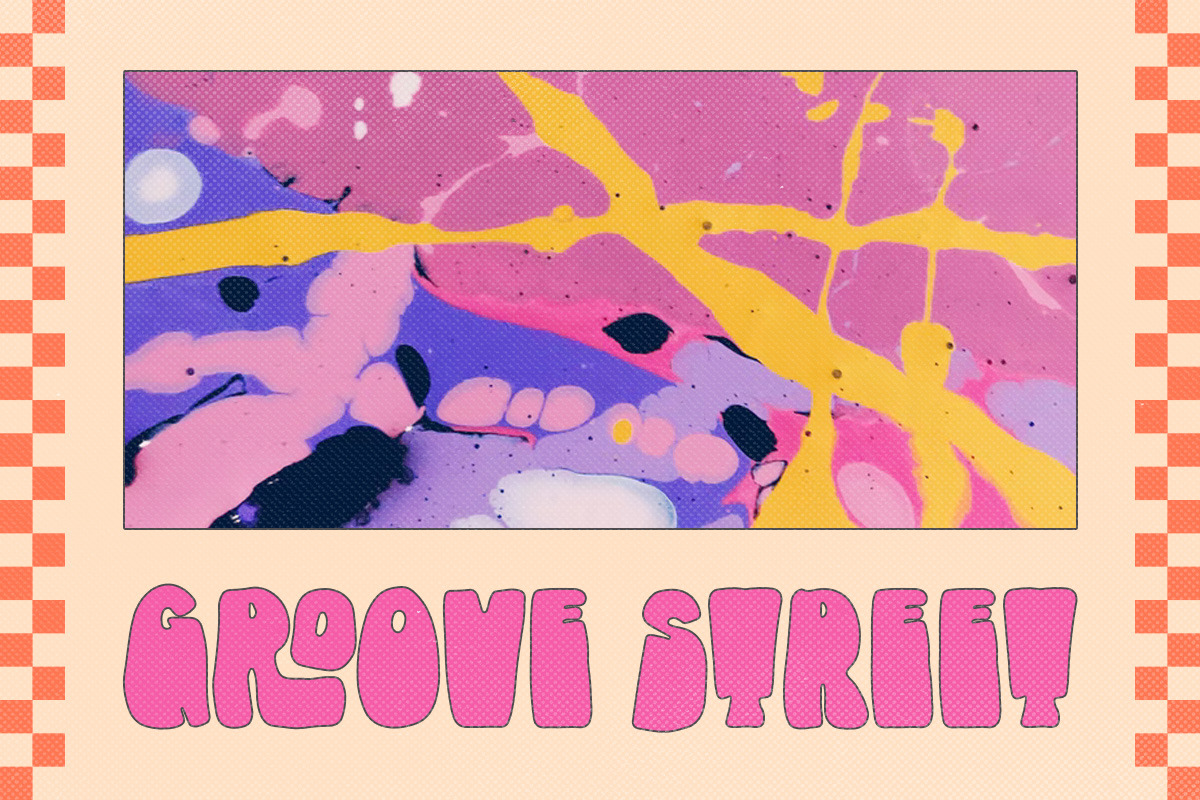 Glimpes of Groovy, a Font by Letterhend Studio (Photo 5 of 10)