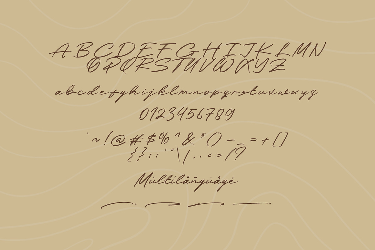 Cashrole Script, a Script Font by khurasan (Photo 7 of 7)