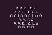 Gisalid - Space Font, a Sans Serif Font by QR Design Studio (Thumbnail 9 of 10)