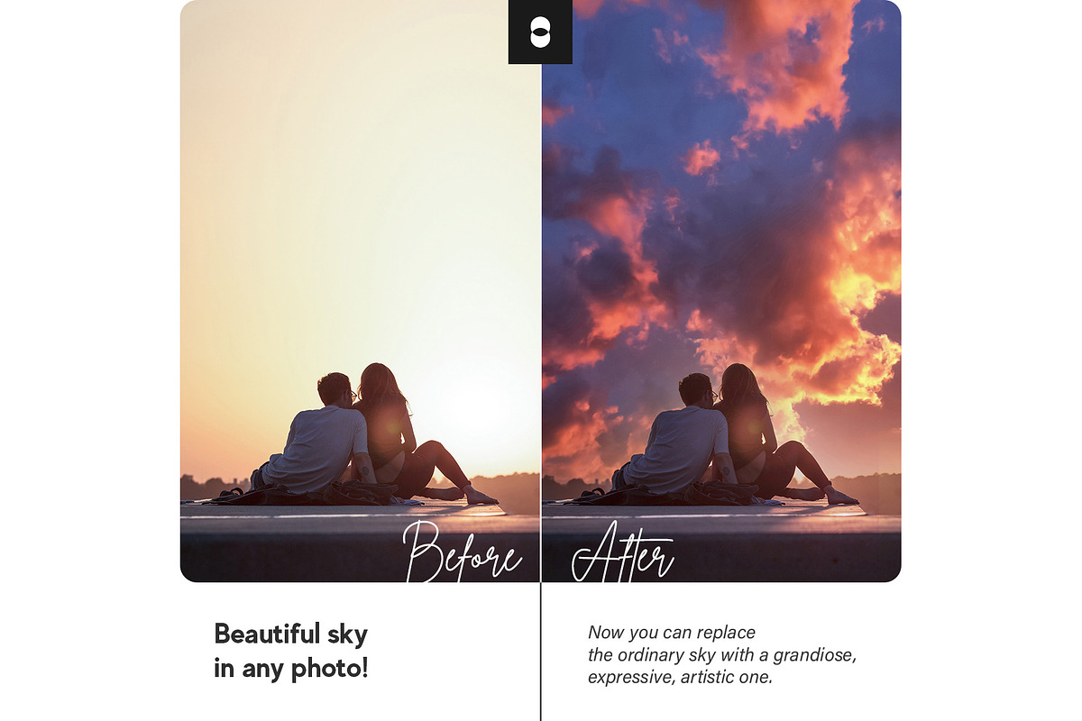 Sunset Sky Replacement Pack, a Preset Add-On by Pix Cafe (Photo 2 of 7)