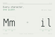 Monomark - Professional Monospace, a Sans Serif Font by HipFonts (Thumbnail 10 of 17)