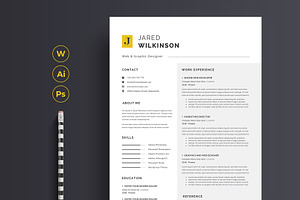 Professional Word Resume / CV