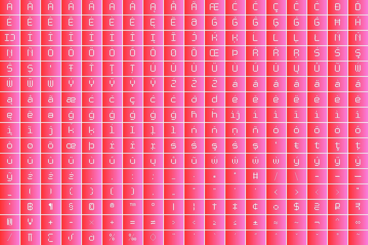 Cas Pixalatte Y2K Pixel 2 Fonts, a Sans Serif Font by Casloop Studio (Photo 8 of 10)