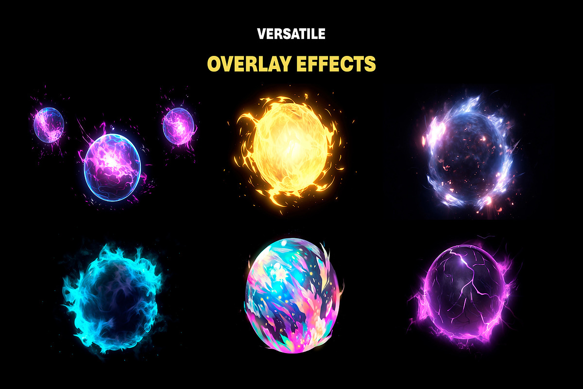 200+ Magic Sphere Overlay Effects, an Object Graphic by Mikel Blazgad (Photo 2 of 11)