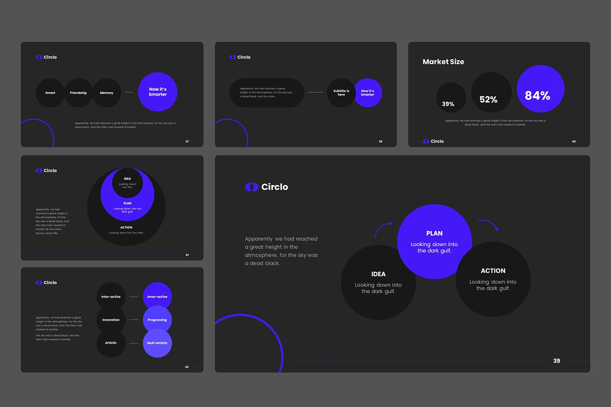 Circlo- Animated PowerPoint Template, a Presentation Template by MNML Agency (Photo 43 of 64)