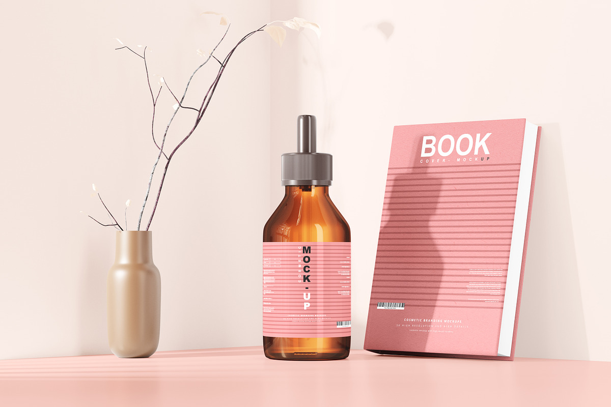 250+ Cosmetic Branding Mockup Bundle, a Cups & Container Mockup by pmvch (Photo 252 of 273)