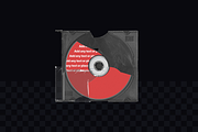 Jewel Case CD Mockup Kit, a Packaging Mockup by BORT GRAPHIC (Thumbnail 7 of 8)