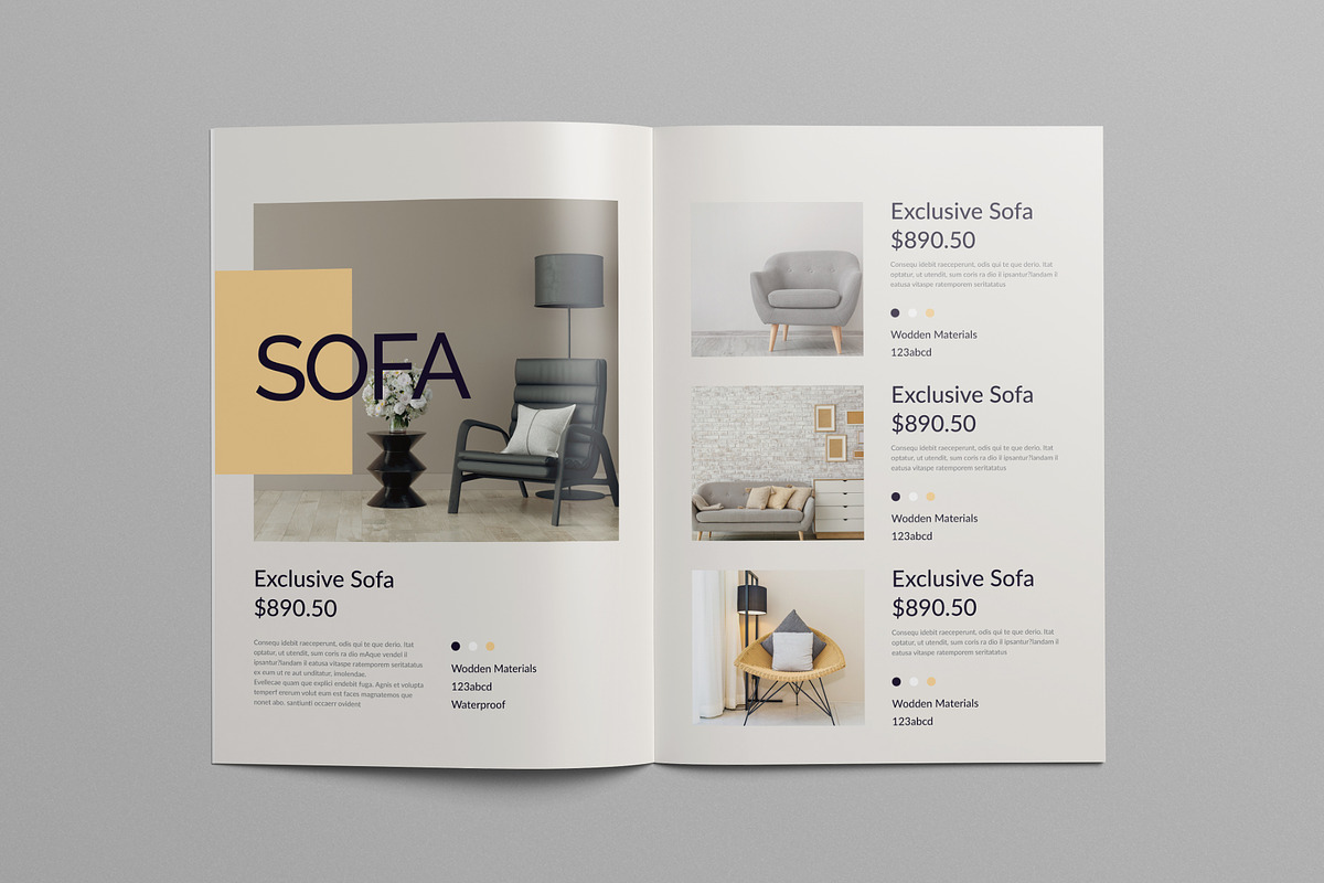 Product Catalog Canva Templates, a Brochure Template by Pixelpick (Photo 2 of 9)