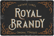 Royal Brandy typeface, a Script Font by VozzyStock (Thumbnail 1 of 7)