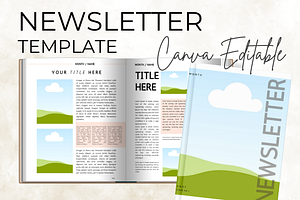 75 Pages Newsletter Template, a Marketing Template by Digital By Nikoleta