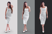 11 Women's Tight Dress Mockups, an Apparel Mockup by Grow Design Craft Studio (Thumbnail 5 of 6)