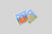 Postage Stamp Display Mockup, a Books & Magazine Mockup by Gatamotion (Thumbnail 5 of 5)