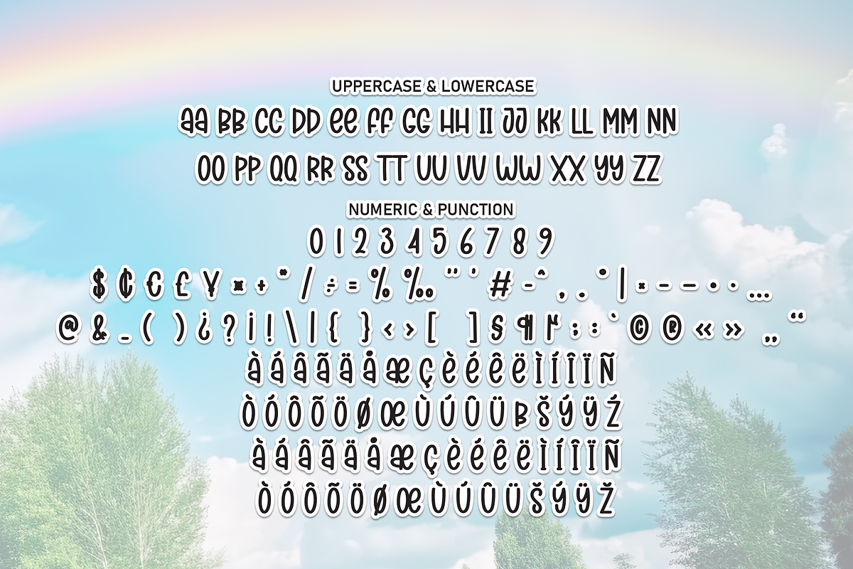 Rainbow Friends | Script Font, a Script Font by Scratchones (Photo 7 of 8)