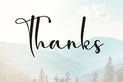Mountain | Script Font, a Handwritten Font by Scratchones (Thumbnail 9 of 9)