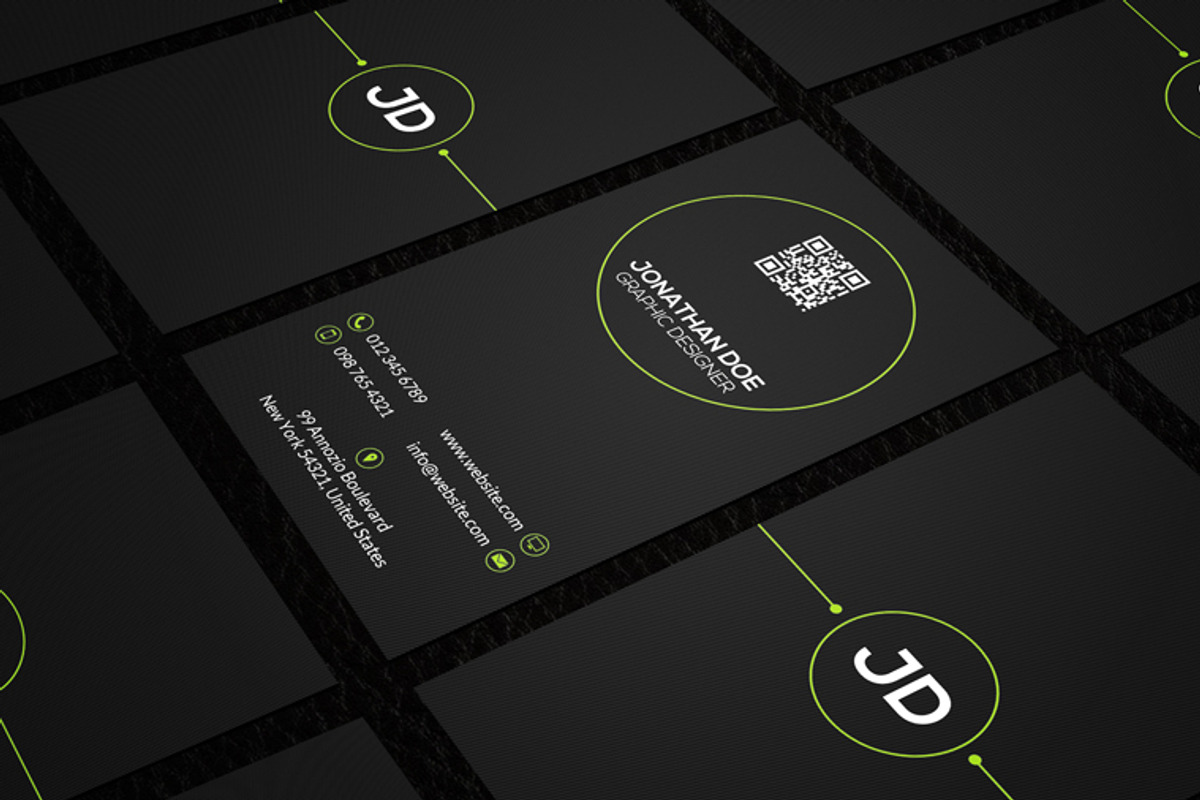 Simple Business Card CM142, a Business Card Template by annozio (Photo 4 of 4)