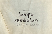 Lampu Rembulan Handwritten Font, a Handwritten Font by Perplexitics (Thumbnail 1 of 10)