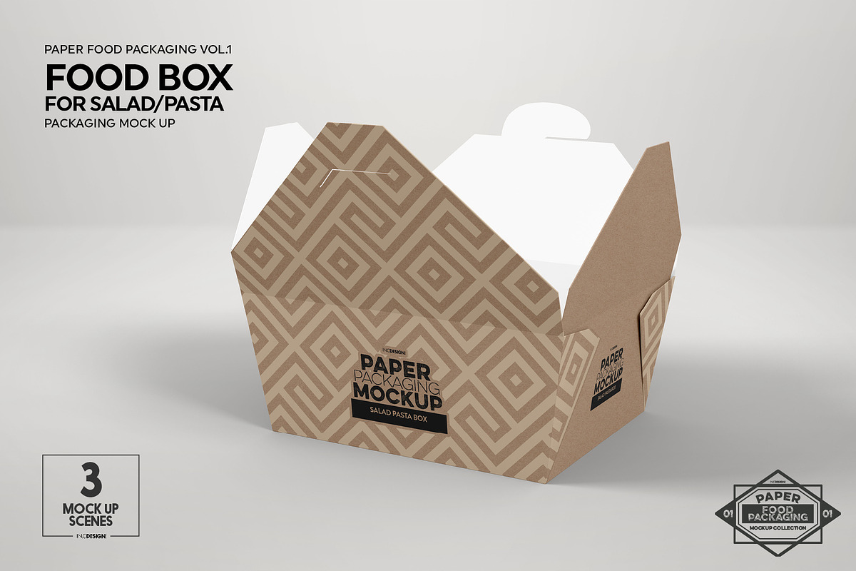 VOL.1 Paper Box Packaging Mockups, a Packaging Mockup by INCDesign (Photo 8 of 22)