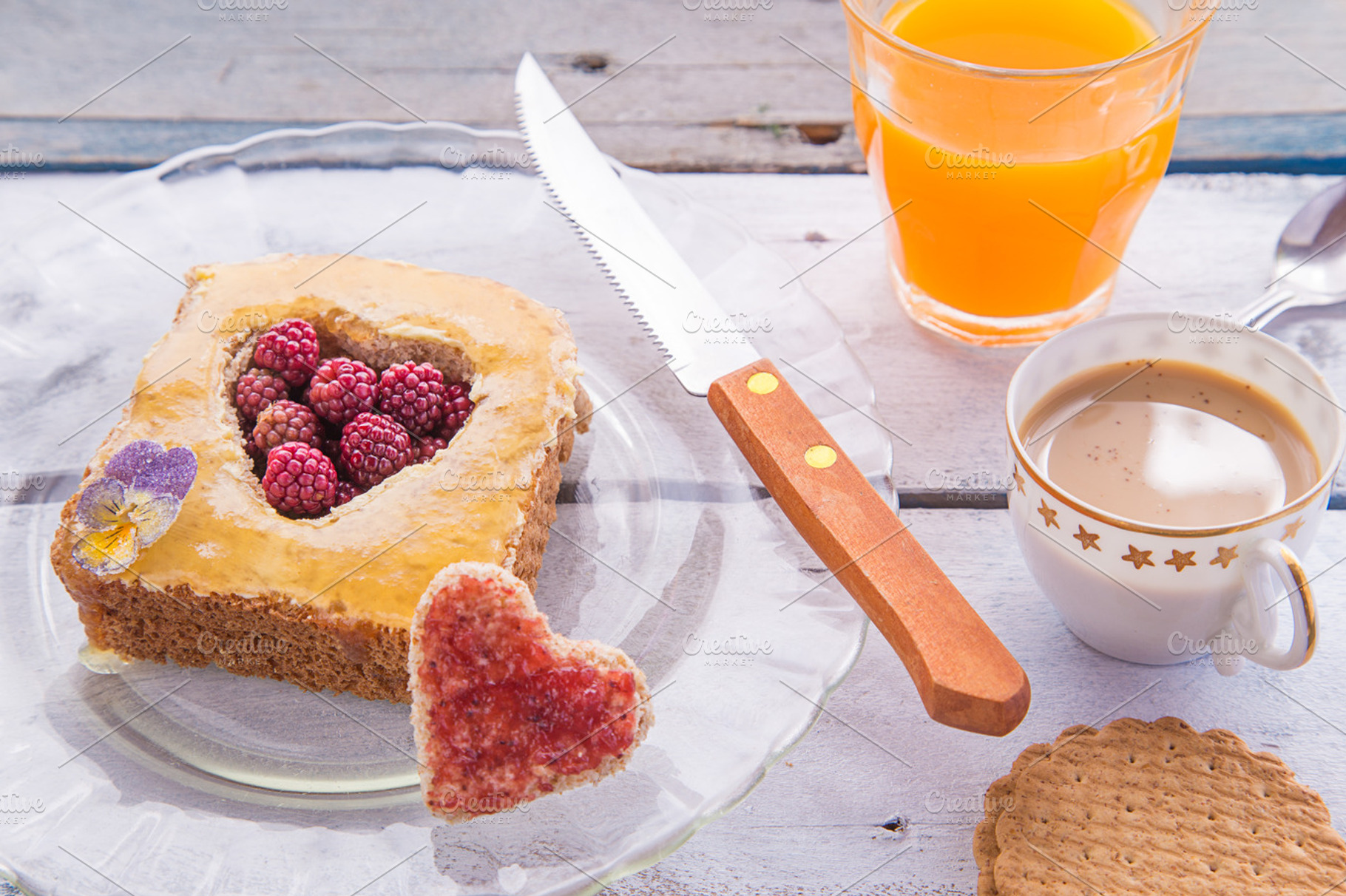 romantic breakfast, a Food & Drink Photo by robcar