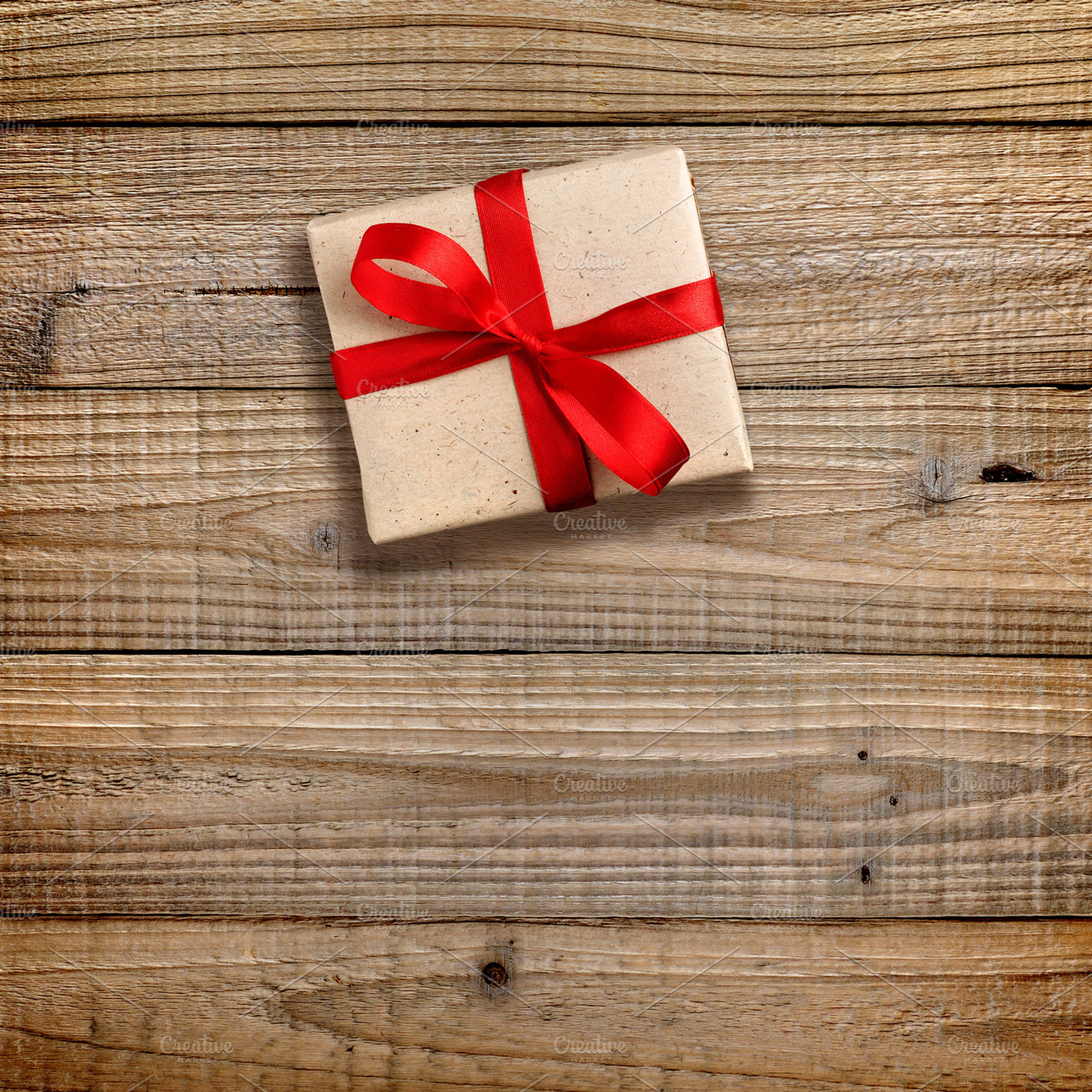 Gift box with red ribbon featuring gift, box, and red