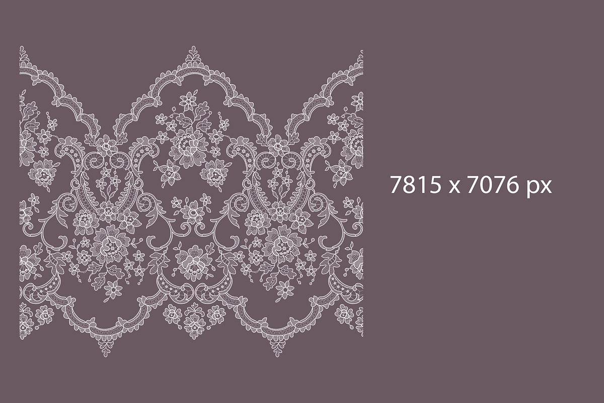 Lace patterns, ribbons, cliparts., a Pattern Graphic by Ajuga (Photo 4 of 10)
