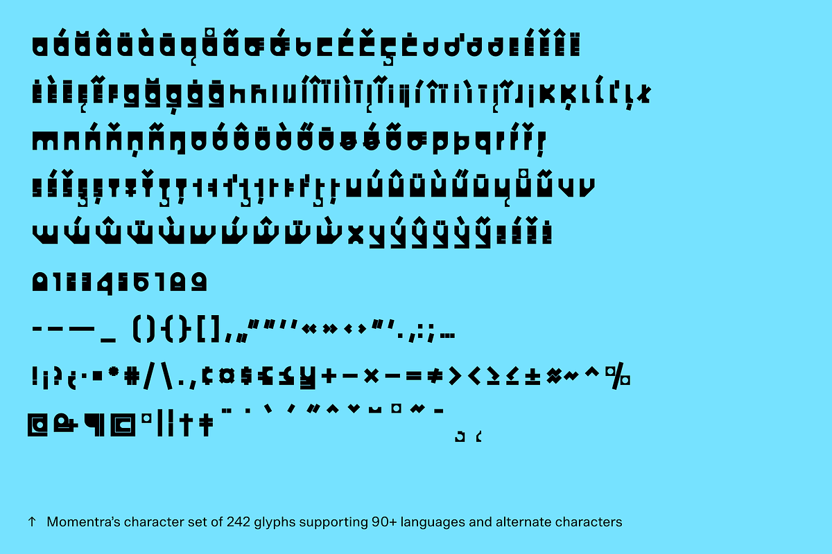 Momentra, a Sans Serif Font by Nameless Type Foundry (Photo 3 of 10)