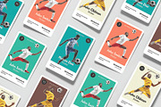 Premium Trading Cards Mockup, an Advertising Mockup by DesignRushMarket (Thumbnail 10 of 14)
