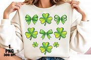 Preppy Lucky Shamrock Png, an Illustration by Daily.Designs (Thumbnail 2 of 5)