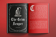 CS Rohesia Drawn, a Blackletter Font by Craft Supply Co. (Thumbnail 5 of 8)