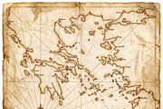 Old Maps Scrapbook Paper Printable, a Decorative Illustration by Image for Sale (Thumbnail 4 of 4)