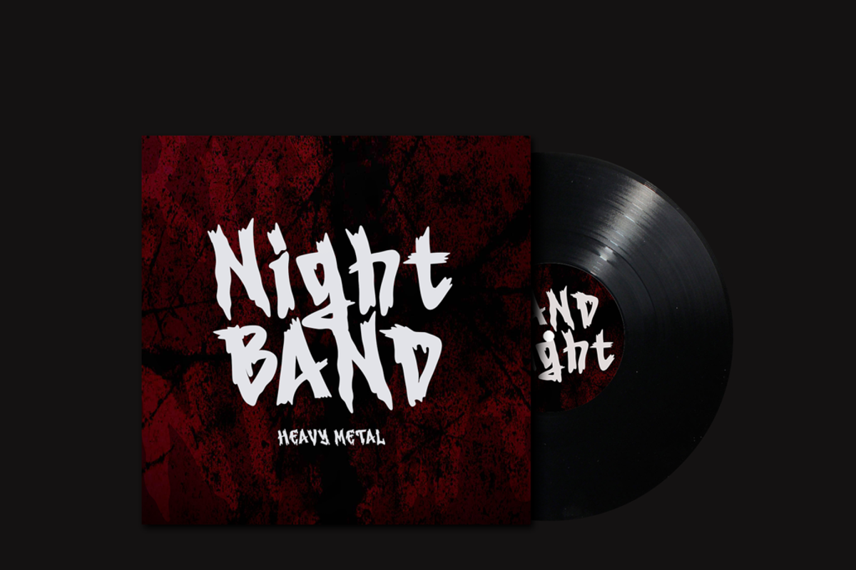 Night Band - Horror Font, a Font by fontmuse (Photo 3 of 6)