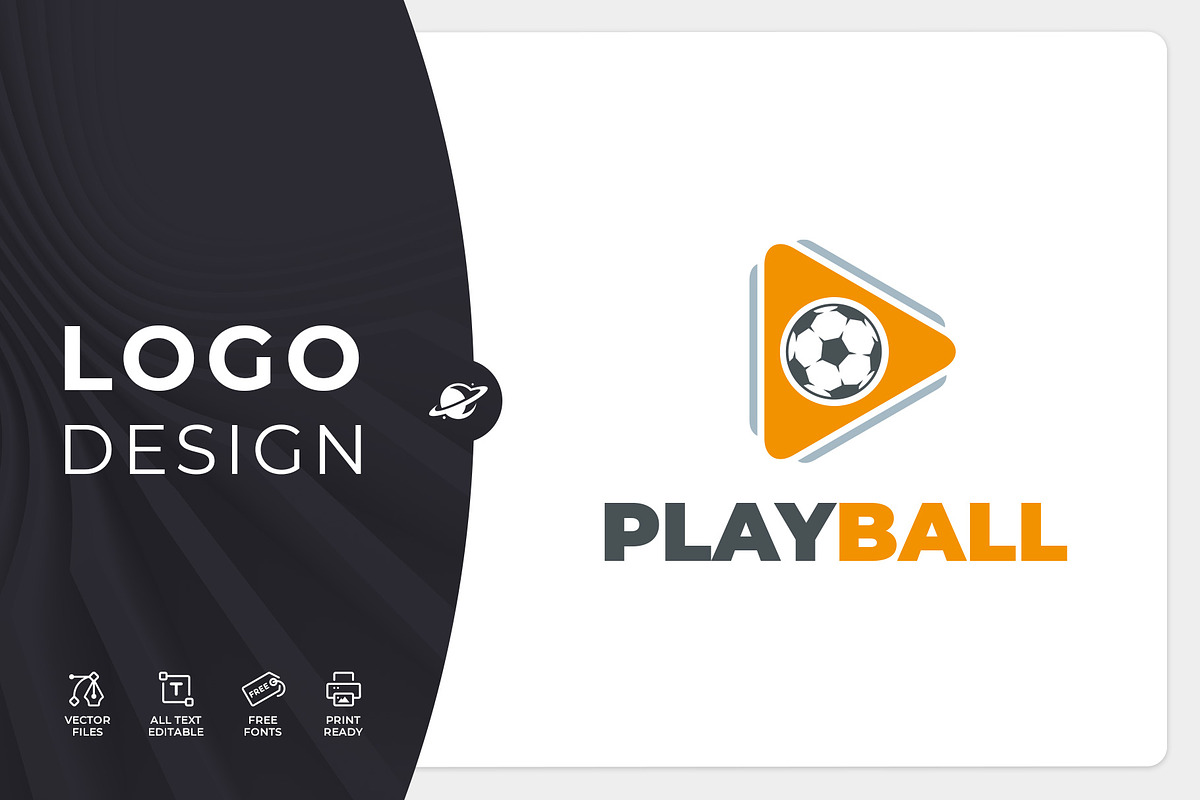 Soccer Video Logo Template, a Branding & Logo Template by LOGOMAGINE (Photo 1 of 16)