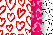 Heart seamless pattern, a Graphic by Volyk (Thumbnail 1 of 4)
