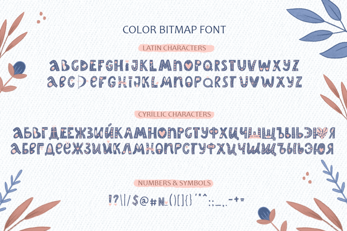 I’m In Love Font • Valentine's Font preview 3