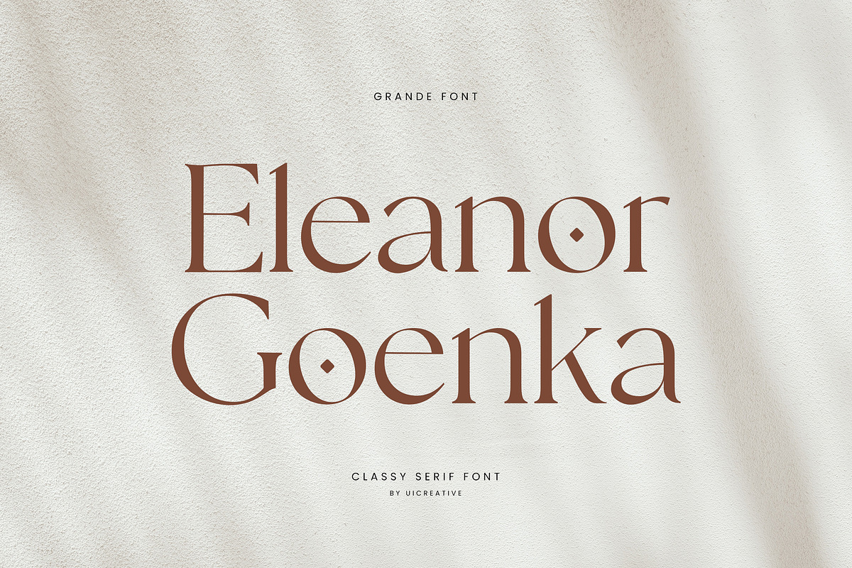 Eleanor Goenka Classic Serif Font, a Serif Font by UICreative (Photo 1 of 13)