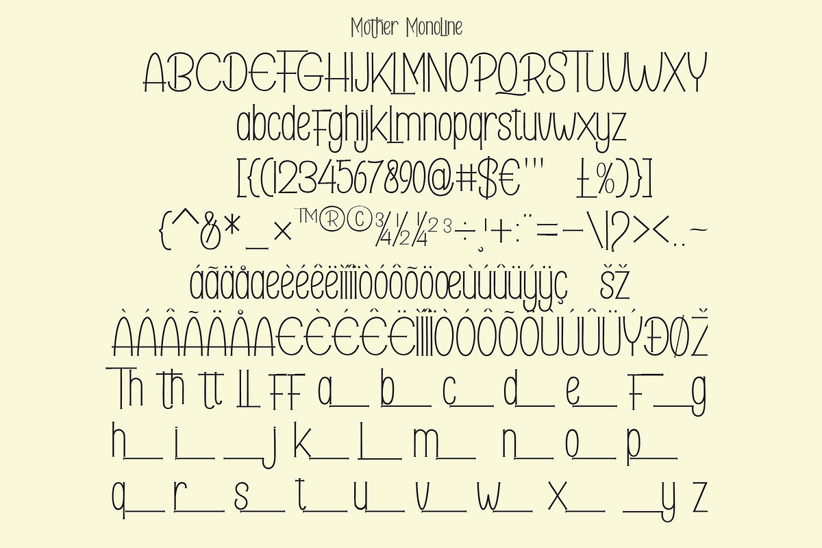 Father & Mother, a Sans Serif Font by PollemSt (Photo 7 of 7)