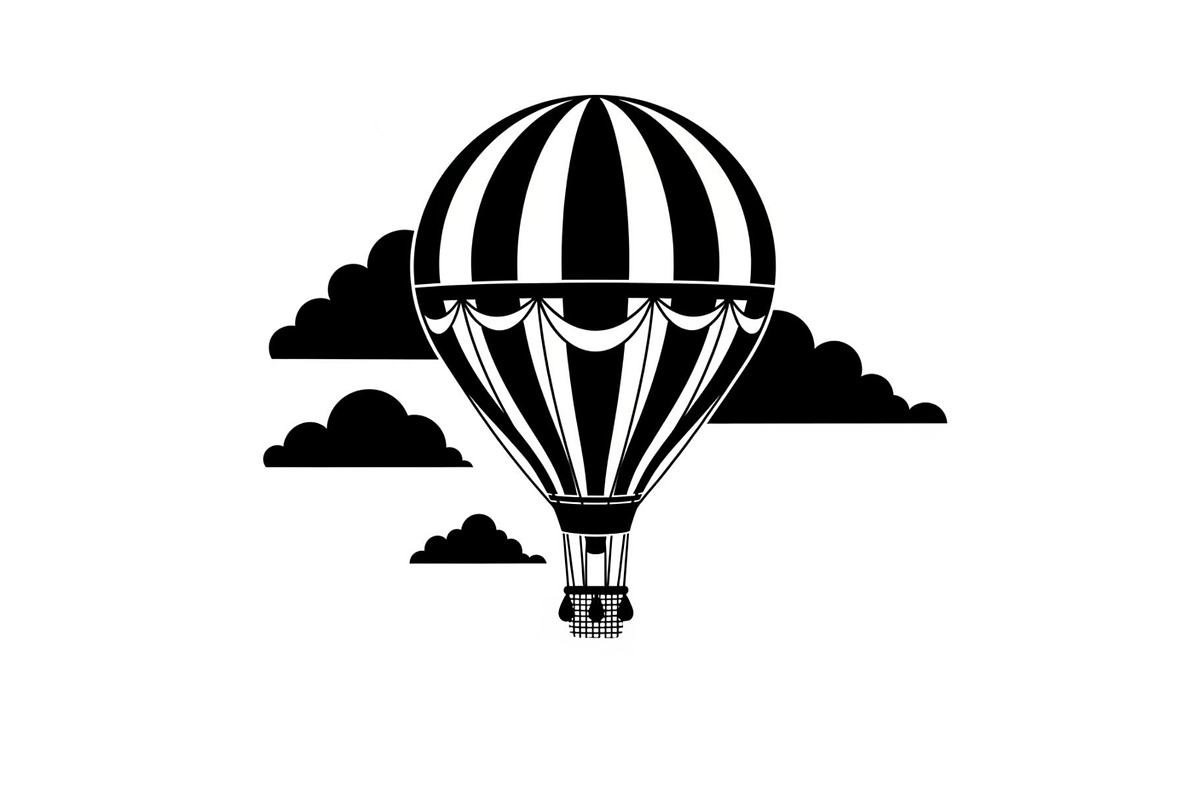 Hot Air Balloon Sky Bundle, an Illustration by yasushie (Photo 21 of 31)