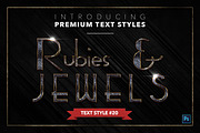 Rubies & Jewels #3 - 20 Text Styles, a Layer Style Add-On by Jonas Stensgaard (Thumbnail 21 of 23)