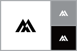 Letter M Initial Symbol Vector, a Branding & Logo Template by quadrazo