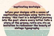 Retro Era Groovy, a Handwritten Font by Charmingbear59.design (Thumbnail 3 of 5)
