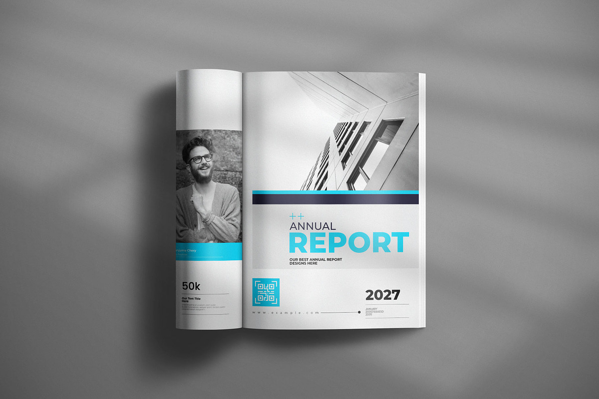 Annual Report Brochure Template, a Brochure Template by Creative-Work (Photo 5 of 8)