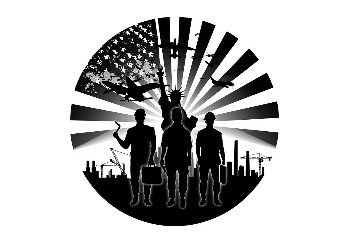 Worker Silhouette Vector Set, an Illustration by musafir_fashion (Photo 5 of 21)